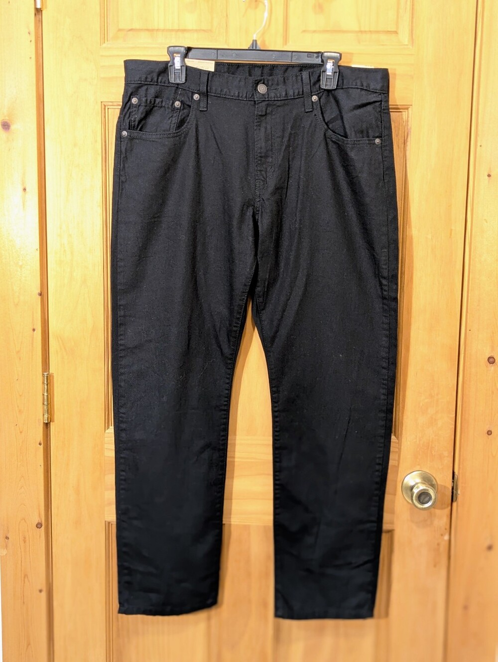 Levis Jeans Middy Straight Women's Black 36x29 Denim Everyday Grunge Retro NWT